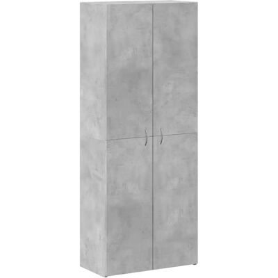 vidaXL Kontorskab Grå - 153 cm Opbevaringsmøbel vidaXL Kontorskab Grå - 153 cm Opbevaringsmøbel