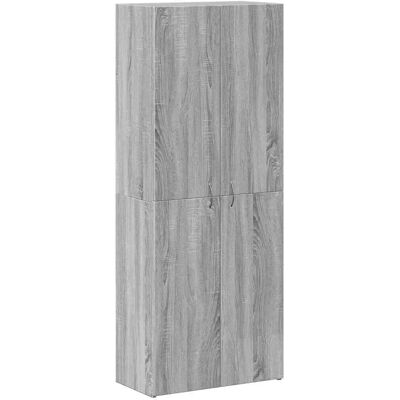 vidaXL Archivador Gris Sonoma - Mueble de Oficina vidaXL Archivador Gris Sonoma - Mueble de Oficina