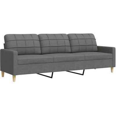 Vidaxl - 3-personers sofa Mørkegrå 210cm - Sofa Vidaxl - 3-personers sofa Mørkegrå 210cm - Sofa