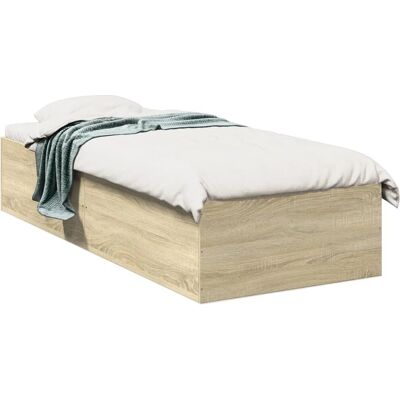 vidaXL Bettrahmen Sonoma Eiche - Modernes Design 75x190cm vidaXL Bettrahmen Sonoma Eiche - Modernes Design 75x190cm