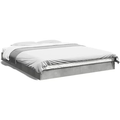 vidaXL Sängram 160x200cm Harmaa Moderni Minimalistinen vidaXL Sängram 160x200cm Harmaa Moderni Minimalistinen