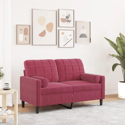 Vidaxl 120cm Samtsofa für 2 Personen - Wohnzimmermöbel Vidaxl 120cm Samtsofa für 2 Personen - Wohnzimmermöbel