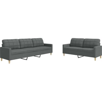 VidaXL 3278328 Living Room Møbel Sæt - Sofaer & Fodskammel VidaXL 3278328 Living Room Møbel Sæt - Sofaer & Fodskammel
