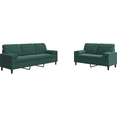 vidaXL Modèle 3278413 Ensemble de Mobilier de Salon - Vert - Publicité vidaXL Modèle 3278413 Ensemble de Mobilier de Salon - Vert - Publicité