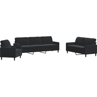 Ensemble de Canapés en Velours vidaXL 4 Pièces - Moderne & Confortable - Publicité Ensemble de Canapés en Velours vidaXL 4 Pièces - Moderne & Confortable - Publicité