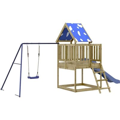 vidaXL Klettergerüst aus imprägniertem Kiefernholz - Spielplatz für Kinder vidaXL Klettergerüst aus imprägniertem Kiefernholz - Spielplatz für Kinder