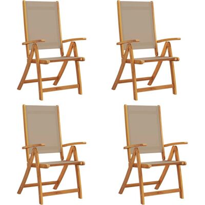 vidaXL Krzesło ogrodowe 3279244 - Składane z akacjowego drewna vidaXL Krzesło ogrodowe 3279244 - Składane z akacjowego drewna