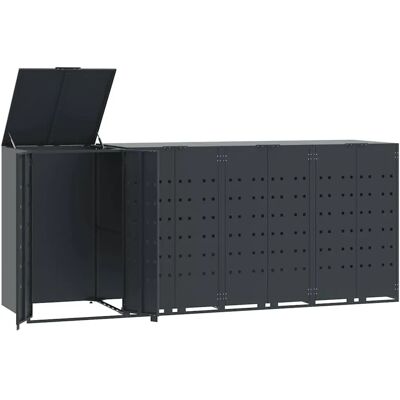 Vidaxl Abri pour 4 poubelles - Rangement extérieur - Publicité Vidaxl Abri pour 4 poubelles - Rangement extérieur - Publicité