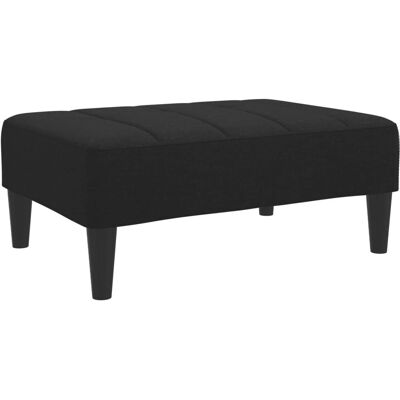 VIDAXL Pouf noir 77x55x31cm - Repose-pied - Publicité VIDAXL Pouf noir 77x55x31cm - Repose-pied - Publicité