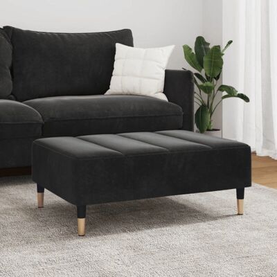 vidaXL Fløjl fodskammel - 77x55x31 cm - Fodskammel vidaXL Fløjl fodskammel - 77x55x31 cm - Fodskammel