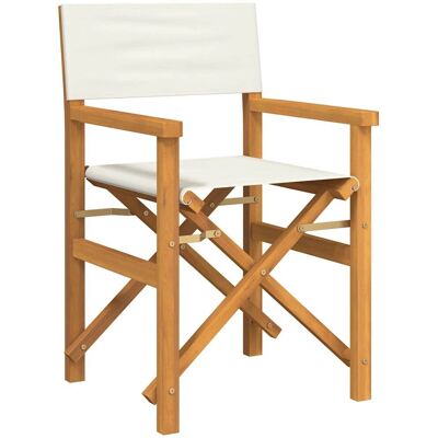vidaXL Outdoor Stuhl Teak - Klappbarer Gartenstuhl, Director's Chair vidaXL Outdoor Stuhl Teak - Klappbarer Gartenstuhl, Director's Chair