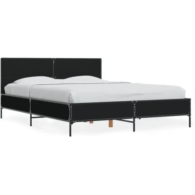 vidaXL Bettgestell Schwarz 140x200 cm - Bettgestell vidaXL Bettgestell Schwarz 140x200 cm - Bettgestell
