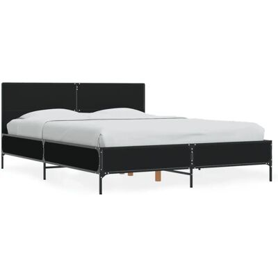 vidaXL 3280002 Sänkykehys - Musta 150x200cm - Sängtyp vidaXL 3280002 Sänkykehys - Musta 150x200cm - Sängtyp