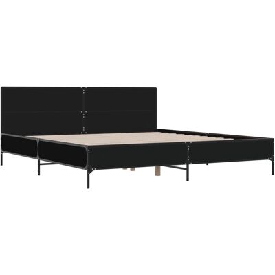 vidaXL Sänkykehys Musta - Tukee 200x200cm Patjaa vidaXL Sänkykehys Musta - Tukee 200x200cm Patjaa