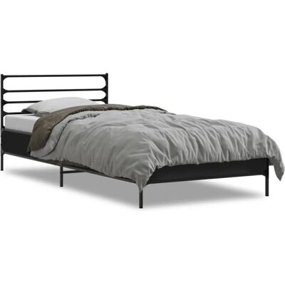 vidaXL Bettgestell Schwarz 120x190 cm - Bettgestell vidaXL Bettgestell Schwarz 120x190 cm - Bettgestell