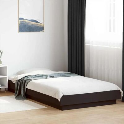 vidaXL Bettgestell Schwarz 100x200 cm - Bettgestell vidaXL Bettgestell Schwarz 100x200 cm - Bettgestell