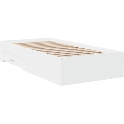 vidaXL Bed Frame with Drawers - Modern Engineered Wood Bedroom Furniture vidaXL Bed Frame with Drawers - Modern Engineered Wood Bedroom Furniture