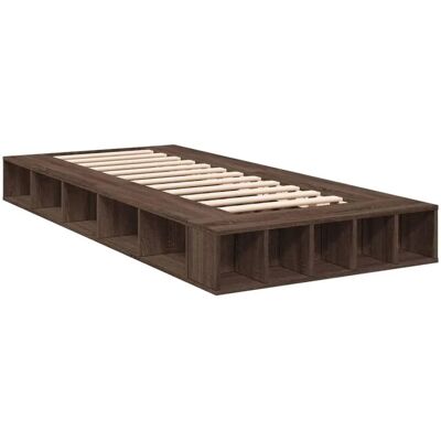 vidaXL Bettgestell Eiche Braun - Bett 90x190 cm vidaXL Bettgestell Eiche Braun - Bett 90x190 cm