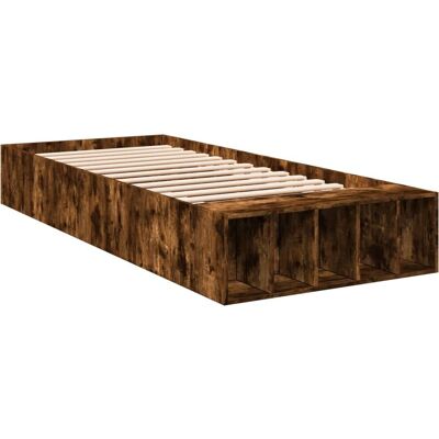 vidaXL Bettgestell Räuchereiche 100x200 cm - Bed Frame vidaXL Bettgestell Räuchereiche 100x200 cm - Bed Frame