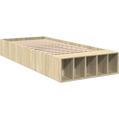 vidaXL Bettgestell Sonoma Eiche - bed frame vidaXL Bettgestell Sonoma Eiche - bed frame