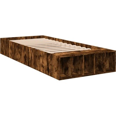 vidaXL Bettgestell Räuchereiche 90x190 cm - Bettgestell vidaXL Bettgestell Räuchereiche 90x190 cm - Bettgestell