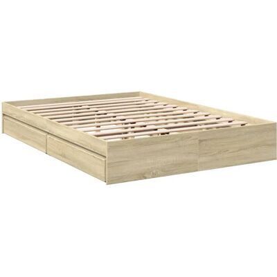vidaXL Bedframe met Laden - Bedframe vidaXL Bedframe met Laden - Bedframe