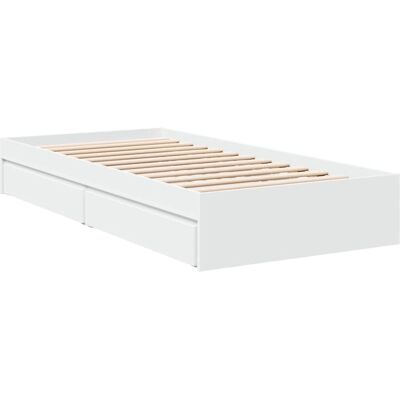 vidaXL Bettgestell mit Schubladen - Doppel 75x190cm - Sperrholz vidaXL Bettgestell mit Schubladen - Doppel 75x190cm - Sperrholz