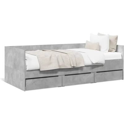 vidaXL Canapé-lit gris 75x190cm - Canapé convertible - Publicité vidaXL Canapé-lit gris 75x190cm - Canapé convertible - Publicité