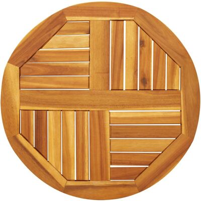 vidaXL Runder Holz Tischplatte 60cm - Tischplatte vidaXL Runder Holz Tischplatte 60cm - Tischplatte