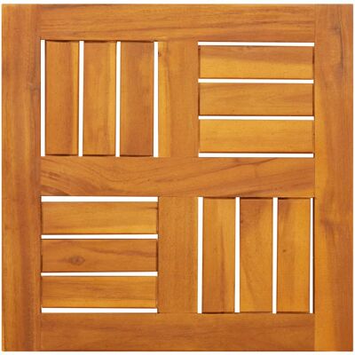 vidaXL 4004252 Tafel - Massief Acaciahout 40cm Vierkant Landelijk vidaXL 4004252 Tafel - Massief Acaciahout 40cm Vierkant Landelijk