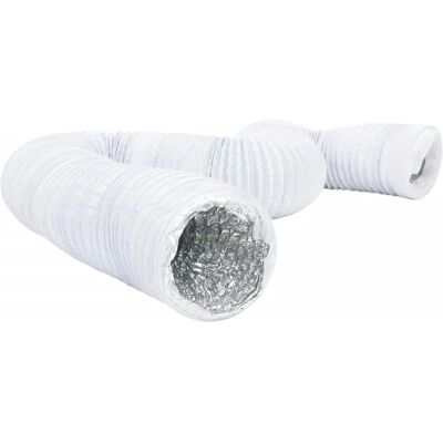 vidaXL Lüftungsschlauch Aluminium PVC 6 m Ø10 cm - Lüftungsschlauch vidaXL Lüftungsschlauch Aluminium PVC 6 m Ø10 cm - Lüftungsschlauch