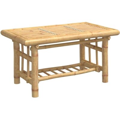 vidaXL Couchtisch - 70x45x36 cm Bambus Braun - Konferenztisch vidaXL Couchtisch - 70x45x36 cm Bambus Braun - Konferenztisch