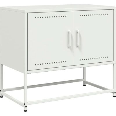 vidaXL 846475 Weißes Stahl TV-Schrank - Medienzentrum vidaXL 846475 Weißes Stahl TV-Schrank - Medienzentrum