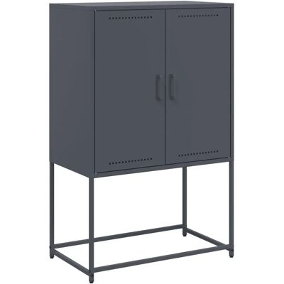 vidaXL Hochboard Anthrazit - Sideboard - Stauraum - Stahl vidaXL Hochboard Anthrazit - Sideboard - Stauraum - Stahl