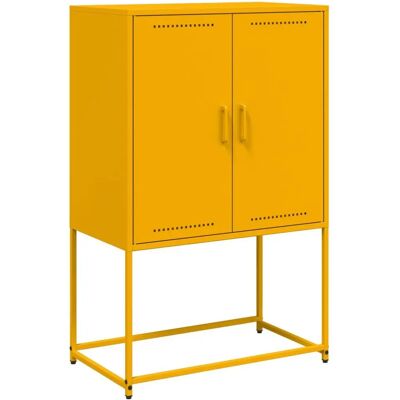 vidaXL 846509 Buffet en acier jaune - Sideboard - Publicité vidaXL 846509 Buffet en acier jaune - Sideboard - Publicité
