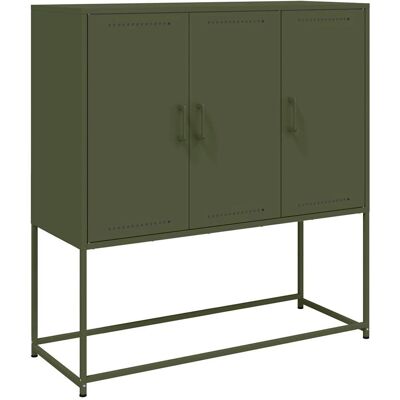 vidaXL 846540 Keltainen Sinappi Teräs Lipasto - Sideboard vidaXL 846540 Keltainen Sinappi Teräs Lipasto - Sideboard