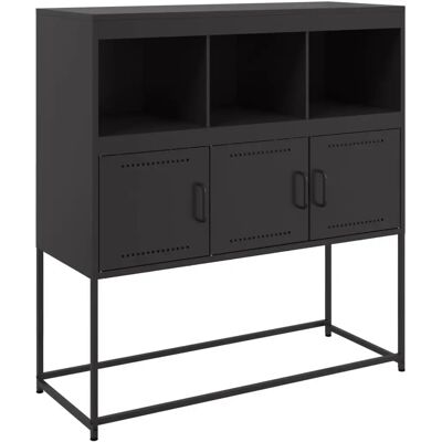 vidaXL Musta teräskaappi 100.5x39x107 cm - Säilytys vidaXL Musta teräskaappi 100.5x39x107 cm - Säilytys