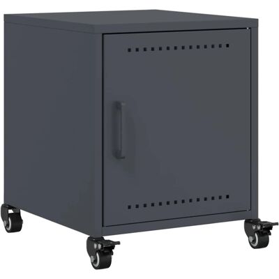 vidaXL 846619 Table de nuit - Table d'appoint - Anthracite - Publicité vidaXL 846619 Table de nuit - Table d'appoint - Anthracite - Publicité