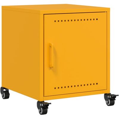vidaXL Nachttisch 846620 Senfgelb - Nachttisch vidaXL Nachttisch 846620 Senfgelb - Nachttisch