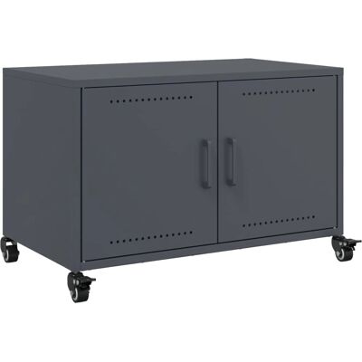 vidaXL 846640 TV-Schrank - Anthrazit Stahl - TV Möbel für Wohnzimmer vidaXL 846640 TV-Schrank - Anthrazit Stahl - TV Möbel für Wohnzimmer