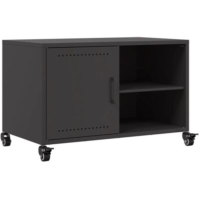 vidaXL 846668 Schwarzes TV-Möbel - TV-Ständer & Medien-Einheit vidaXL 846668 Schwarzes TV-Möbel - TV-Ständer & Medien-Einheit