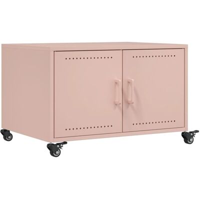 vidaXL Roze salontafel - Koudgewalst staal vidaXL Roze salontafel - Koudgewalst staal