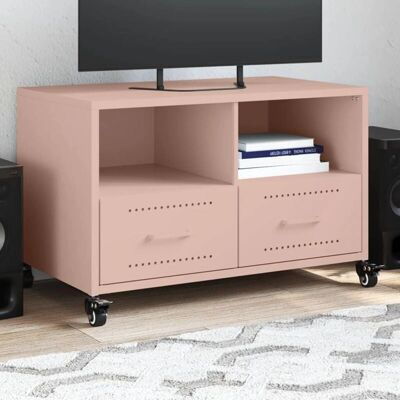 vidaXL Pink 68x39x43,5 cm TV Schrank - TV Möbel & Stahl vidaXL Pink 68x39x43,5 cm TV Schrank - TV Möbel & Stahl