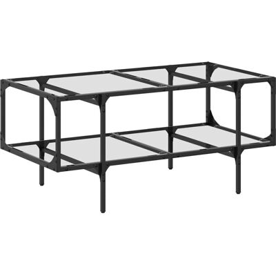 vidaXL Couchtisch mit Glasplatte - Coffee Table vidaXL Couchtisch mit Glasplatte - Coffee Table