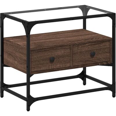 vidaXL 846058 Braune Eiche TV-Schrank - Medienmöbel vidaXL 846058 Braune Eiche TV-Schrank - Medienmöbel