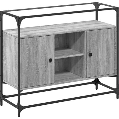 vidaXL 846072 Grau Sonoma Sideboard - Wohnzimmer Aufbewahrung vidaXL 846072 Grau Sonoma Sideboard - Wohnzimmer Aufbewahrung