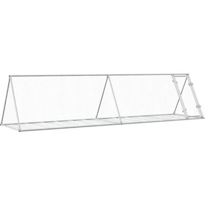 vidaXL Konijnenkooi 400x105x91 cm Gegalvaniseerd Staal - Soort Konijn vidaXL Konijnenkooi 400x105x91 cm Gegalvaniseerd Staal - Soort Konijn