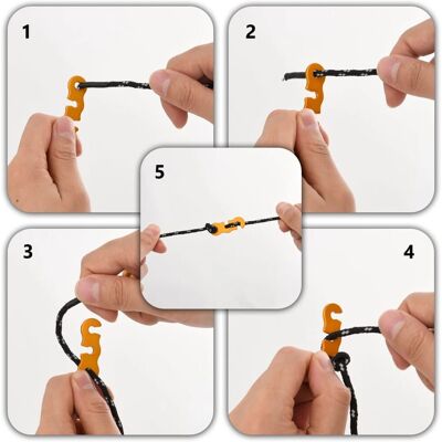 vidaXL Zeltleine mit Spannern - Reflektierend, 8 stk, 4 m - Zeltleine vidaXL Zeltleine mit Spannern - Reflektierend, 8 stk, 4 m - Zeltleine