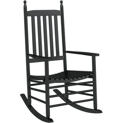 vidaXL 4008870 Outdoor Stuhl - Holz Schwarz vidaXL 4008870 Outdoor Stuhl - Holz Schwarz