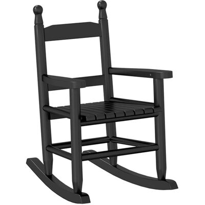 vidaXL 4008879 Schaukelstuhl - Kinder, Schwarz, Massivholz vidaXL 4008879 Schaukelstuhl - Kinder, Schwarz, Massivholz